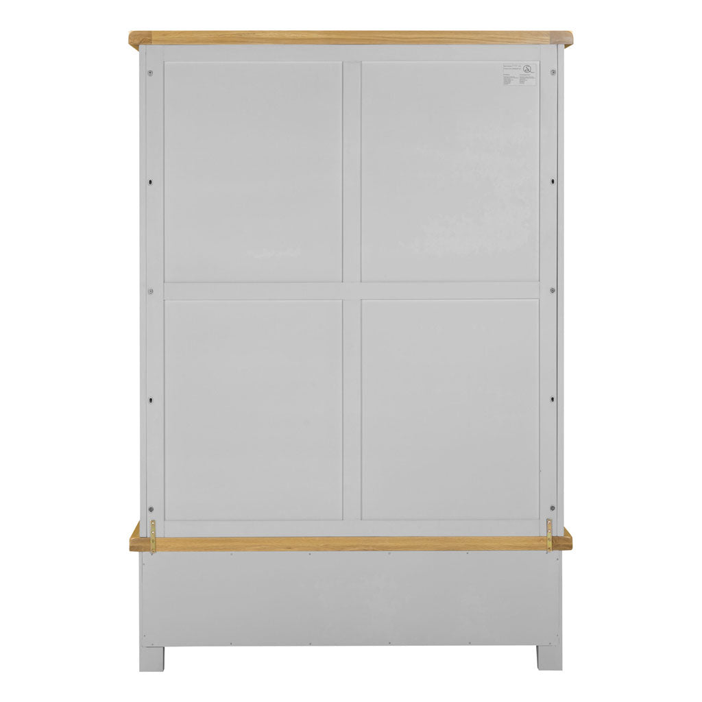 Mirrored Wardrobe With 3 Doors And 2 Drawers - Windsor