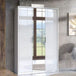 Mirrored Wardrobe With 3 Doors - Redmond