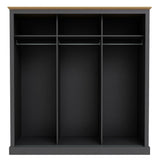 Mirrored Wardrobe With 3 Sliding Doors - Devon