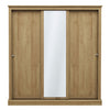 Mirrored Wardrobe With 3 Sliding Doors - Devon