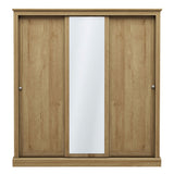 Mirrored Wardrobe With 3 Sliding Doors - Devon