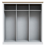 Mirrored Wardrobe With 3 Sliding Doors - Devon