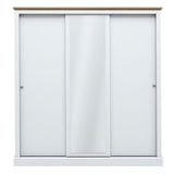 Mirrored Wardrobe With 3 Sliding Doors - Devon