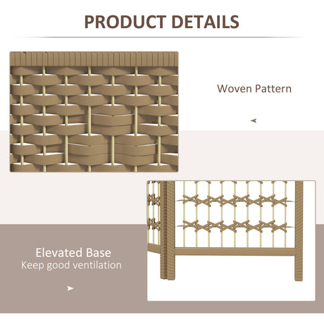 Paper Rope 3 Panel Folding Room Divider 120cm Wide - Velmora