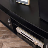 Particle Board TV Stand 120cm Wide With 2 Doors - Velmora
