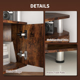 Particle Board TV Stand 120cm Wide With 2 Doors - Velmora