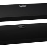 Wooden TV Stand 152.4cm Wide Wall Mounted - Velmora