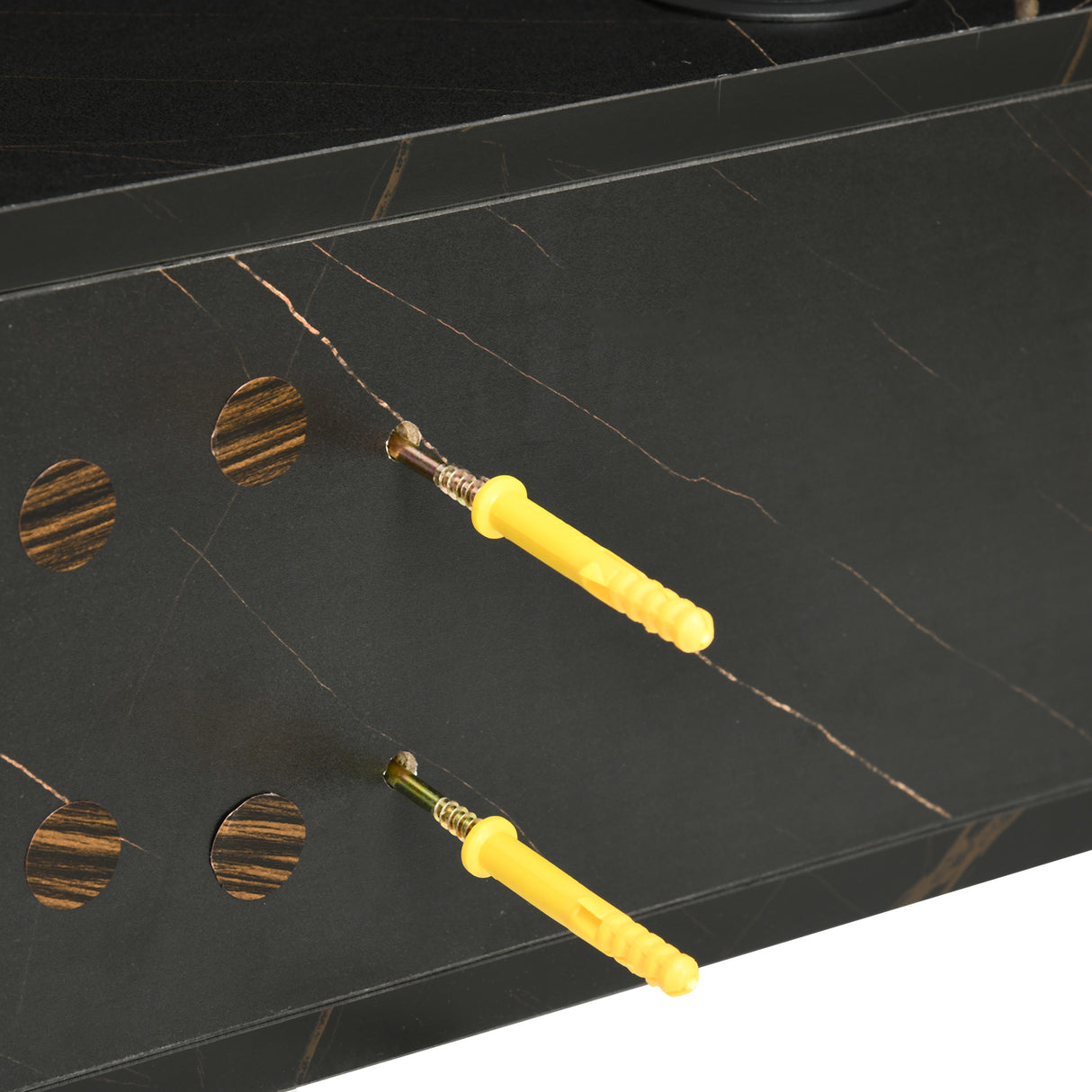 Particleboard Wall Mounted Floating TV Stand 105cm Wide - Velmora