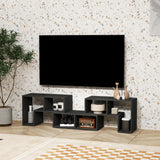 Particle Board Wall Mounted TV Stand 180cm Wide - Velmora