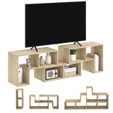 Particle Board Wall Mounted TV Stand 180cm Wide - Velmora