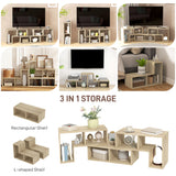 Particle Board Wall Mounted TV Stand 180cm Wide - Velmora
