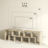 Particle Board Wall Mounted TV Stand 180cm Wide - Velmora
