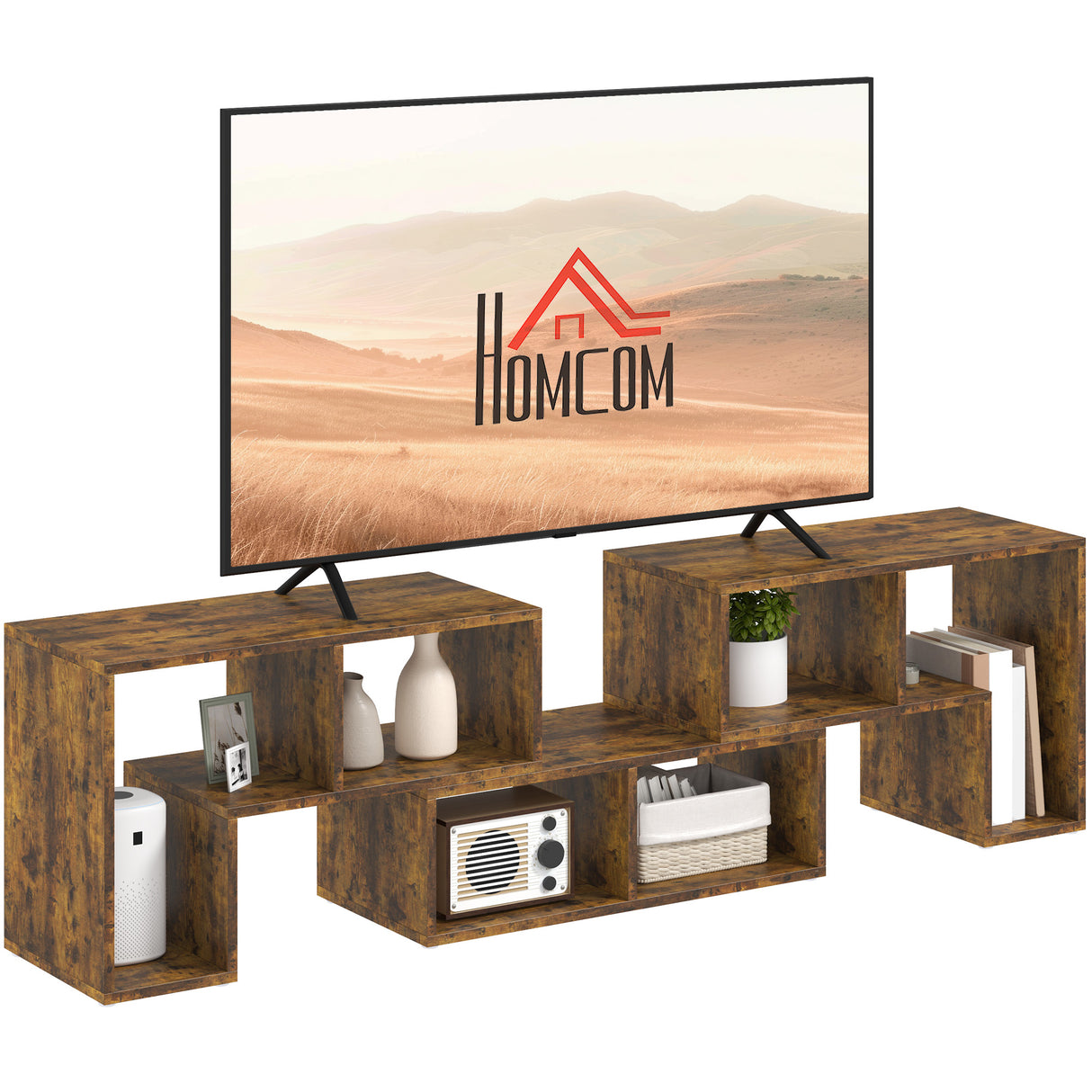 Particle Board Wall Mounted TV Stand 180cm Wide - Velmora