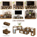 Particle Board Wall Mounted TV Stand 180cm Wide - Velmora