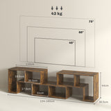 Particle Board Wall Mounted TV Stand 180cm Wide - Velmora