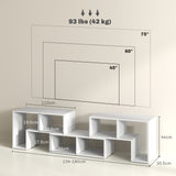 Particle Board Wall Mounted TV Stand 180cm Wide - Velmora