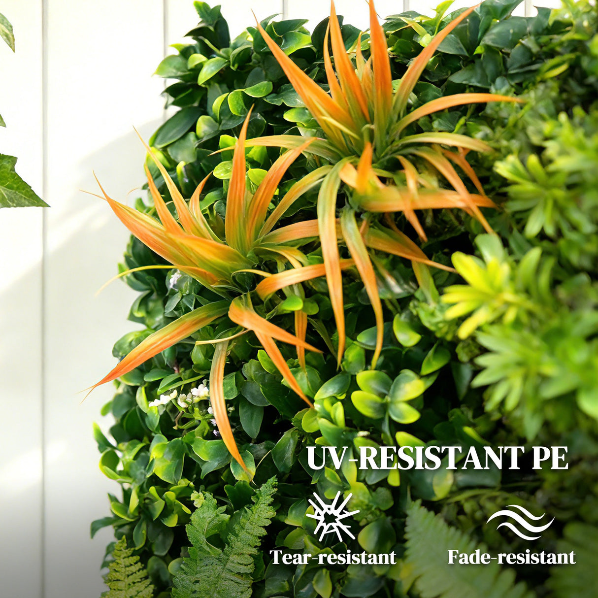 PE Artificial Grass Wall Panel 100cm Wide - Velmora