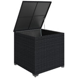 PE Rattan Outdoor Garden Storage Box 253Ltr - Velmora