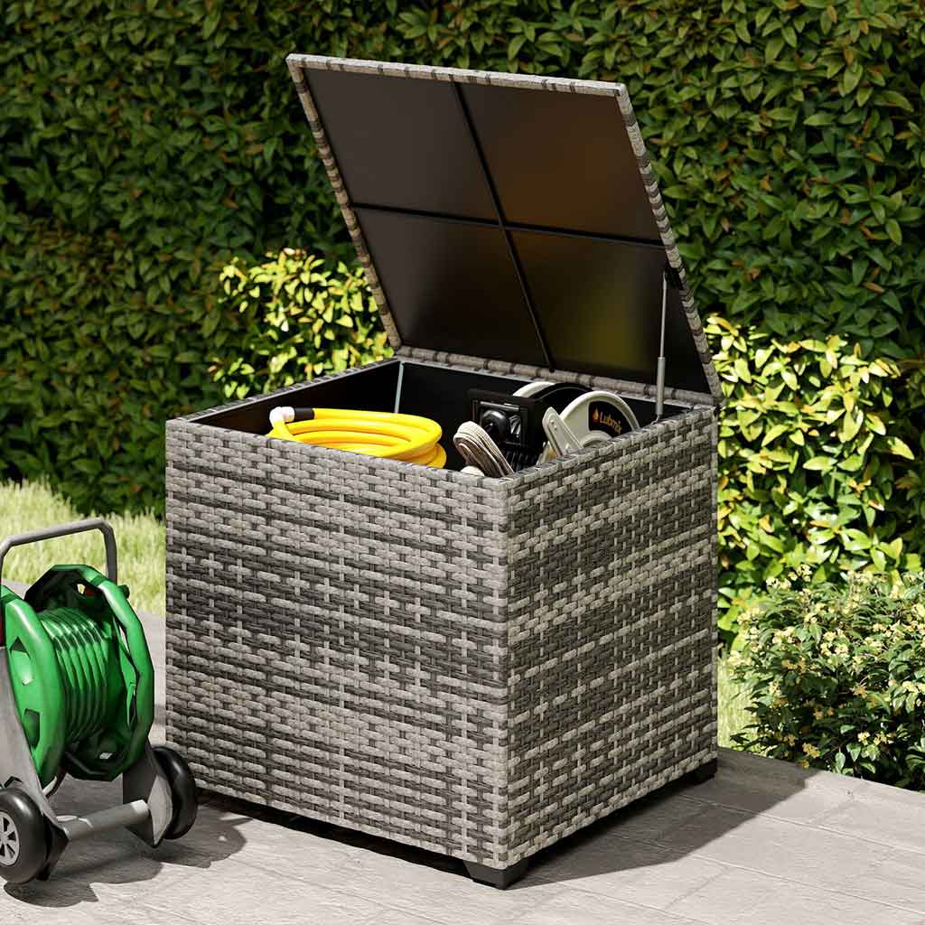 PE Rattan Outdoor Garden Storage Box 253Ltr - Velmora