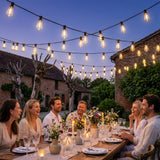 PET Garden Curtain Lights Connectable Fairy Curtain Lights Plug-in IP44 Waterproof - Velmora