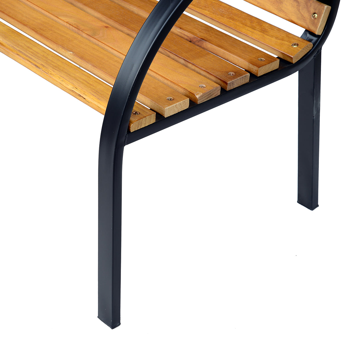 Pine Wood 2 Seater Garden Bench - Velmora