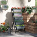 Plastic 5 Tier Garden Planter 55cm Wide With Steel Frame - Velmora