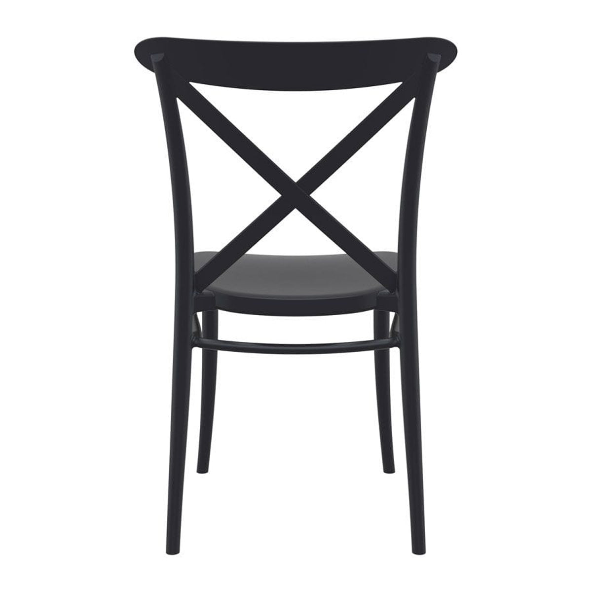 Plastic Accent Chair Stackable - Cross