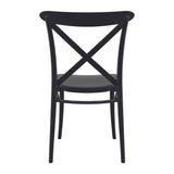 Plastic Accent Chair Stackable - Cross