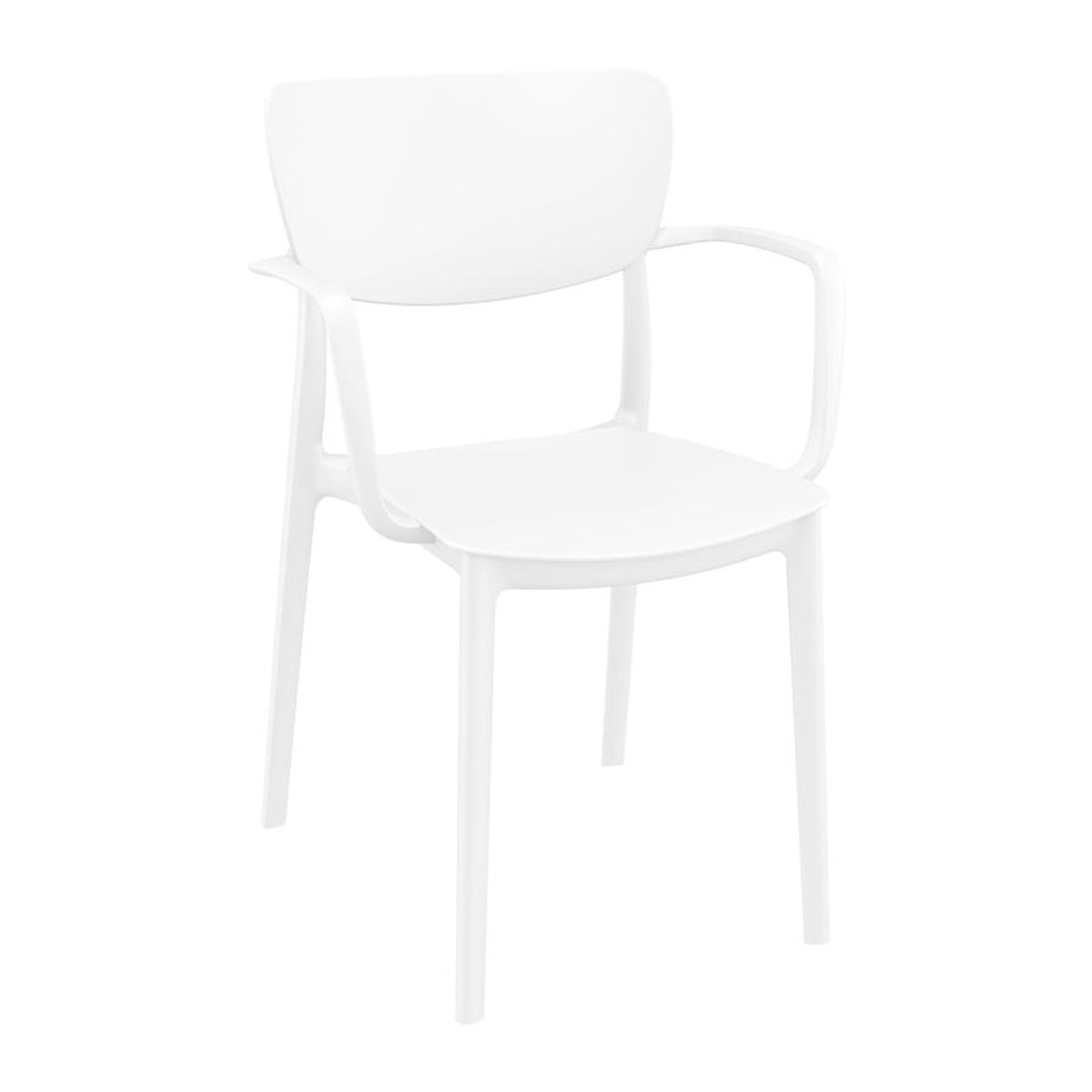 Plastic Armchair Stackable - Lisa