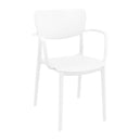 Plastic Armchair Stackable - Lisa