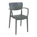 Plastic Armchair Stackable - Lisa