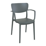 Plastic Armchair Stackable - Lisa