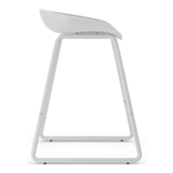 Plastic Bar Stool With Black Metal Frame - Hillcrest