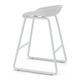 Plastic Bar Stool With Black Metal Frame - Hillcrest