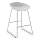 Plastic Bar Stool With Black Metal Frame - Hillcrest