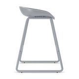 Plastic Bar Stool With Black Metal Frame - Hillcrest