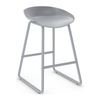 Plastic Bar Stool With Black Metal Frame - Hillcrest