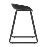 Plastic Bar Stool With Black Metal Frame - Hillcrest