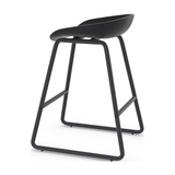 Plastic Bar Stool With Black Metal Frame - Hillcrest