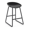 Plastic Bar Stool With Black Metal Frame - Hillcrest