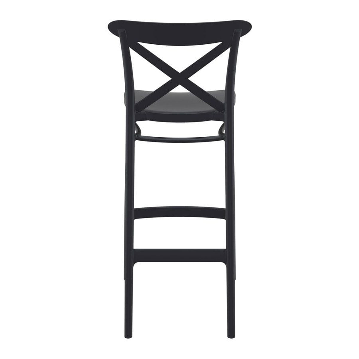 Plastic Bar Stool - Cross