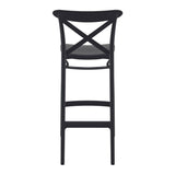 Plastic Bar Stool - Cross