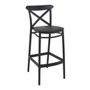 Plastic Bar Stool - Cross