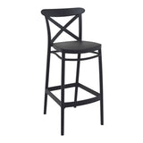 Plastic Bar Stool - Cross