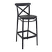 Plastic Bar Stool - Cross
