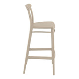 Plastic Bar Stool - Cross