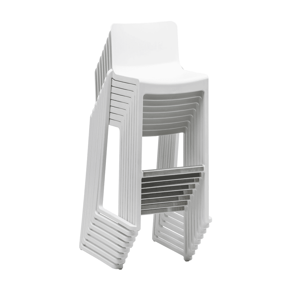 Plastic Bar Stool Stackable - Kasar