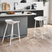 Plastic Bar Stools in Set of 2 - Renzo