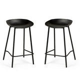Plastic Bar Stools in Set of 2 - Renzo