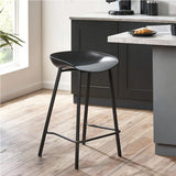 Plastic Bar Stools in Set of 2 - Renzo